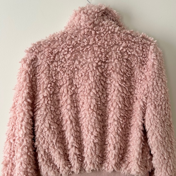 Love Chemiztry Pink Sherpa Faux Fur Fuzzy Teddy Jacket - Picture 10 of 16